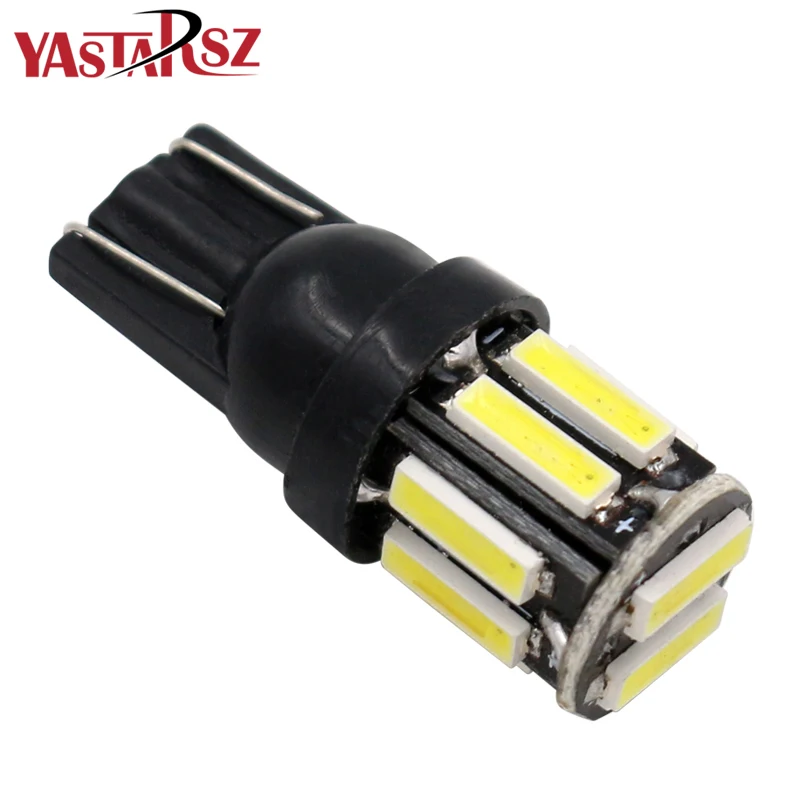 

1X LED T10 10 SMD 7014 LED 194 168 501 10Led Instrument Lamps Auto Door Indicator Lights Super Bright White Car accessories