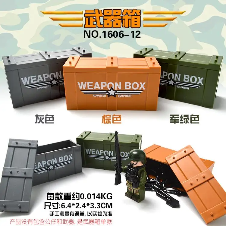 

Sigle Sale Legoing military weapons soldiers urban anti-terrorist armed police forces building blocks legoing educational toys