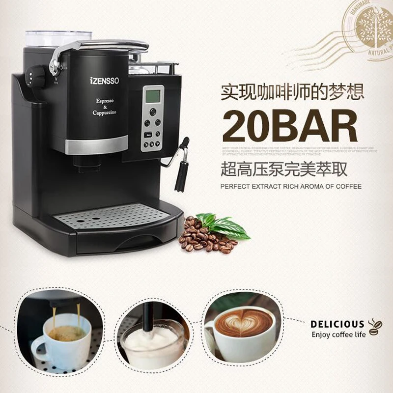 Automatic Espresso Machine In English Version Coffee Maker With Automatic Espresso Machine In English Version Coffee Maker With Grind Bean And Froth Milk For Home Or Sn 8650 Makers From