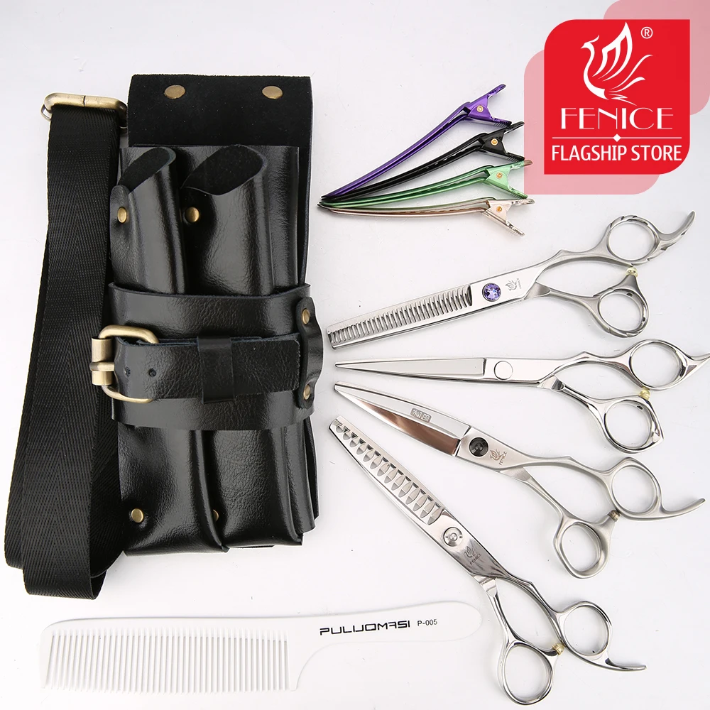 Fenice 5 Colors Scissors Case for Hairdresser Bag Rivet Leather Holster Pouch Scissors Clip Holder Case 1 Fenice 5 Colors Scissors Case for Hairdresser Bag Rivet Leather Holster Pouch Scissors Clip Holder Case 3