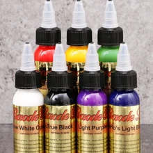 14 цветные чернила для перманентного макияжа Набор перманентного макияжа Микро Пигмент для боди-арт тату краска Косметика чистый растительный пигмент