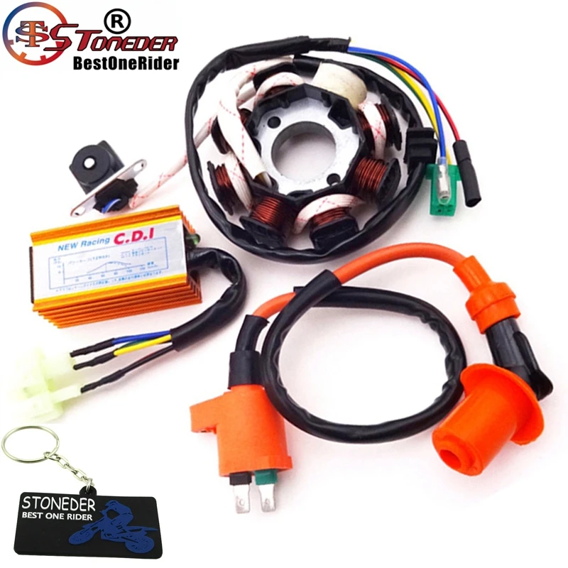 Stoneder Magneto Stator Racing Ignition Coil 6 Pins Wires