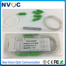 10 шт./лот 0,9 мм стальная трубка 1x4 Mini Blockless 1*4 SC/APC 4 Way волоконно-оптический разветвитель PLC, FTTH GPON EPON OLT Mini PLC сплиттер