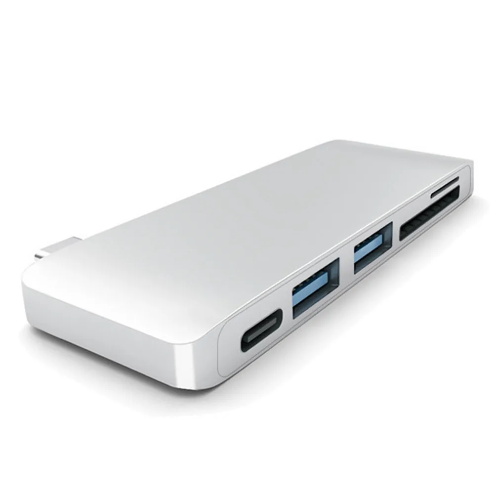 5 in1 USB c Hub 3.0 Тип-C адаптер для Macbook Pro зарядки синхронизации данных Card Reader