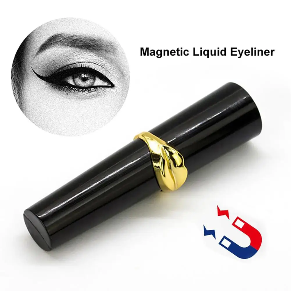 8 مللي المغناطيسي الكحل السائل طويلة الأمد كحل للماء Lashliner المغناطيسي كاذبة جلدة الجمال أساسيات للنساء فتاة