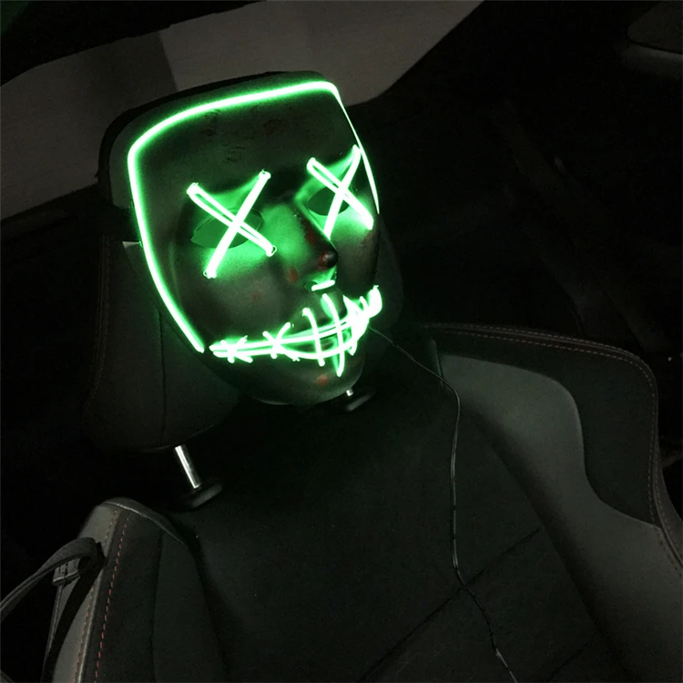 Detail Feedback Questions About Motorcycle Face Mask Led Light Up Motorcycle Mask Led Light Up Party Wire Masks Purge Election Year Great Funny Festival Cosplay