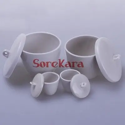 

Lab Porcelain Crucible 300ml Ceramic crucible With Cover