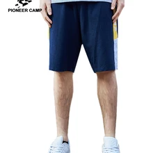 Pioneer Camp мужские шорты для бега из хлопка Летние удобные шорты для тренировок спортивные штаны в полоску сбоку для мужчин ADK902009