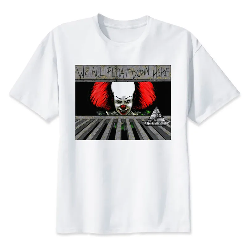 Это клоун Pennywise Футболка мужская летняя футболка мальчик с принтом аниме