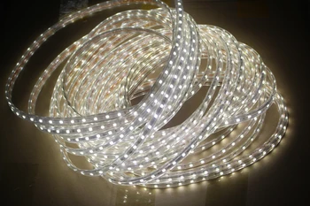 

Waterproof 220V SMD 5050 5m 10m 15m 20m 25m led tape flexible led strip light 60 leds/M outdoor garden lighting with EU plug