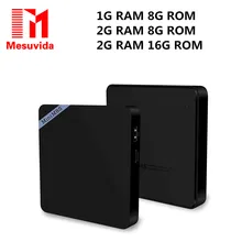 S905X MESUVIDA Мини M8S II Smart TV Box Amlogic Quad Core Android 6.0 Компл. Top Box 64bit 4 К VP9 Декодирования 2.4 ГГц WiFi Media Player