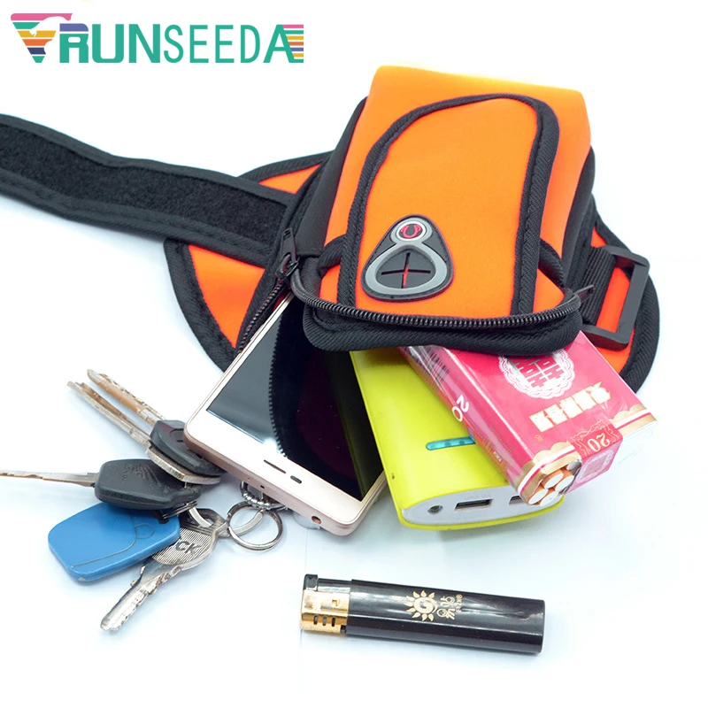 Runseeda Running Armbands Bag Cycling Mobile Phones Arm Bag 6 inch Smartphone Pouch For Jogging Fishing Riding Gym Fitness 2