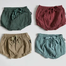 Корейский для маленьких детей Для мальчиков и девочек летняя одежда хлопчатобумажные шорты Повседневная Милая одежда