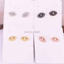 8 пар кубических циркониевых сережек высокого качества многоцветные блестящие мини серьги для глаз ювелирные изделия для женщин подарок