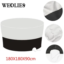 180*180*90 см рект патио стол стул водонепроницаемый мебель крышка сад открытый черный цвет 600D пыль дождь УФ Защита