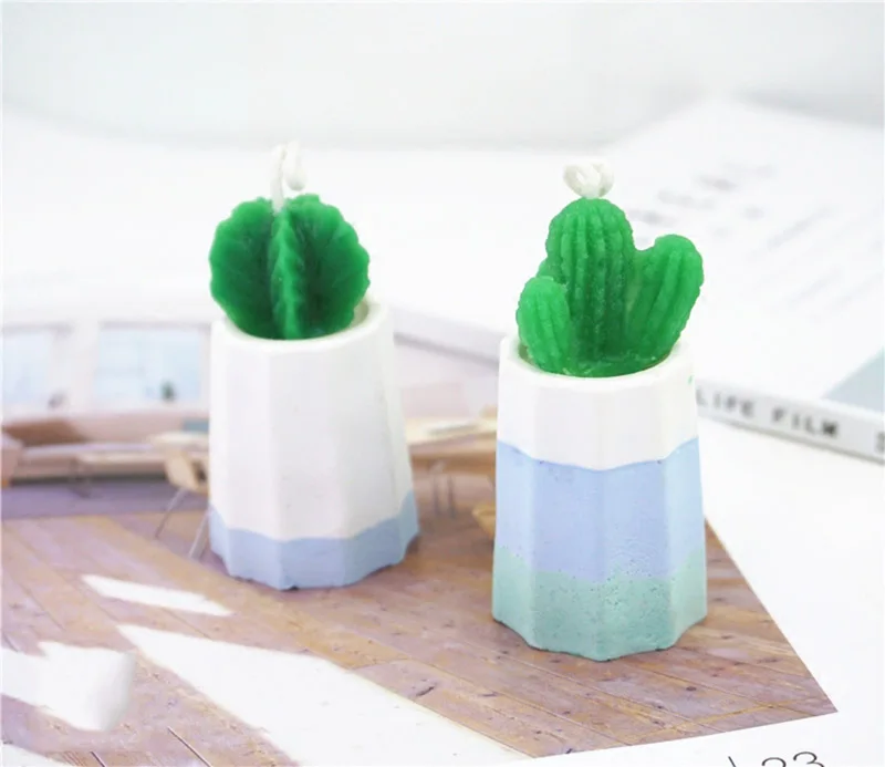 Силиконовые формы для суккулентов кактус DIY ароматический гипс пластырь