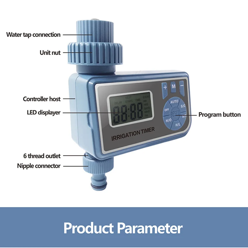 Сад полива таймер орошения контроллер системы автоматический электронный интеллектуальный цифровой водный таймер дома