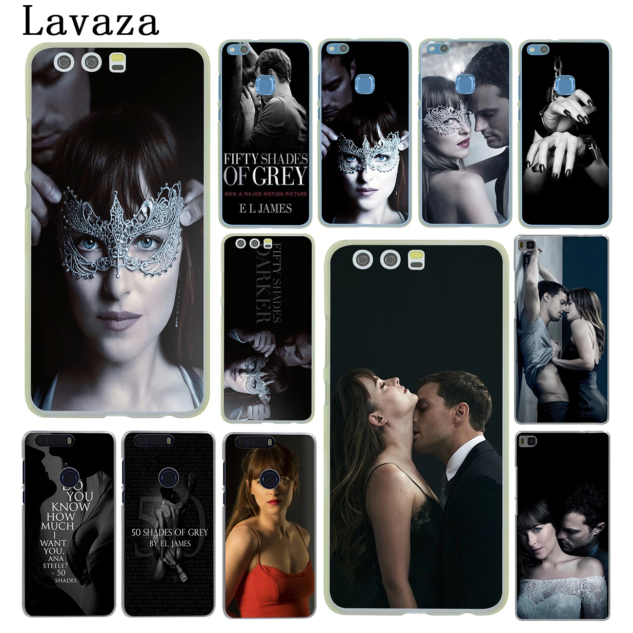 

Lavaza Fifty Shades Darker of grey freed Hard Case for Huawei P20 P10 P8 P9 Lite Plus 2016 2017 P20 Pro P smart 2019 Cover