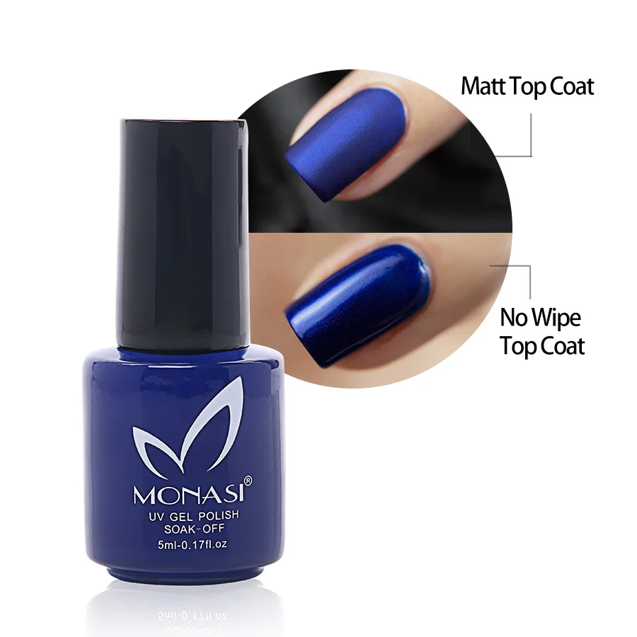 Buy MONASI 5ml New Nail Art Matte Top Coat Nail UV Gel