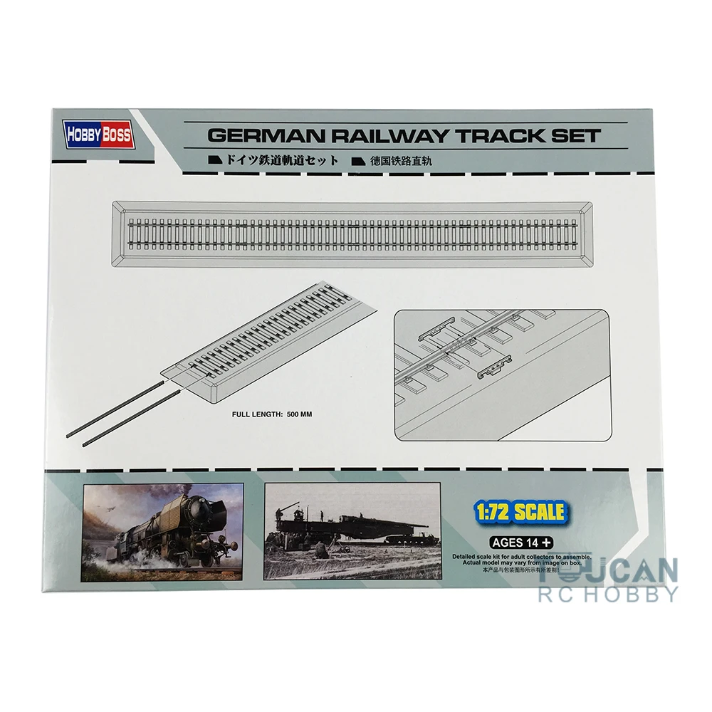 

Trumpeter 82902 1/72 Scale German Railway Track Set Plastic for Model Train
