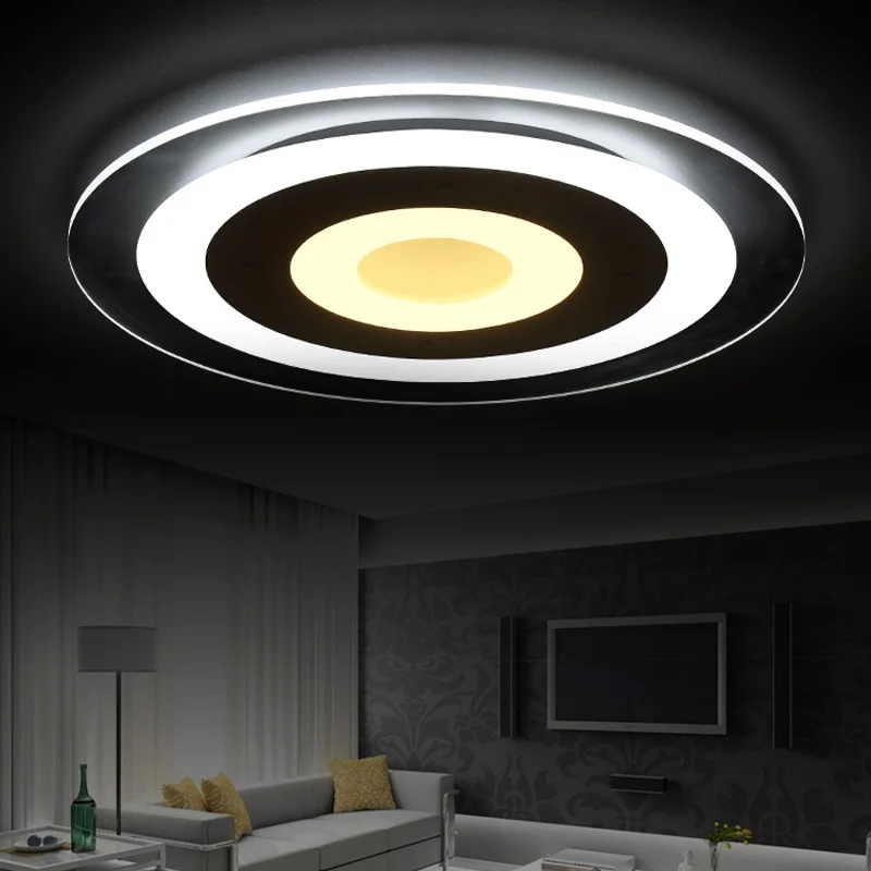 Eusolis 110 de 220 V de acrílico Led Luces Para el hogar Luces Led Para Casas Aydinlatma iluminación de techo de cristal moderna lámpara Lamparas 38