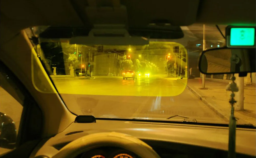 Onever HD автомобиль козырьки очки высокое качество день ночь затемняемые зеркало ясно козырьки автомобиля от солнца козырек ослепительно очки