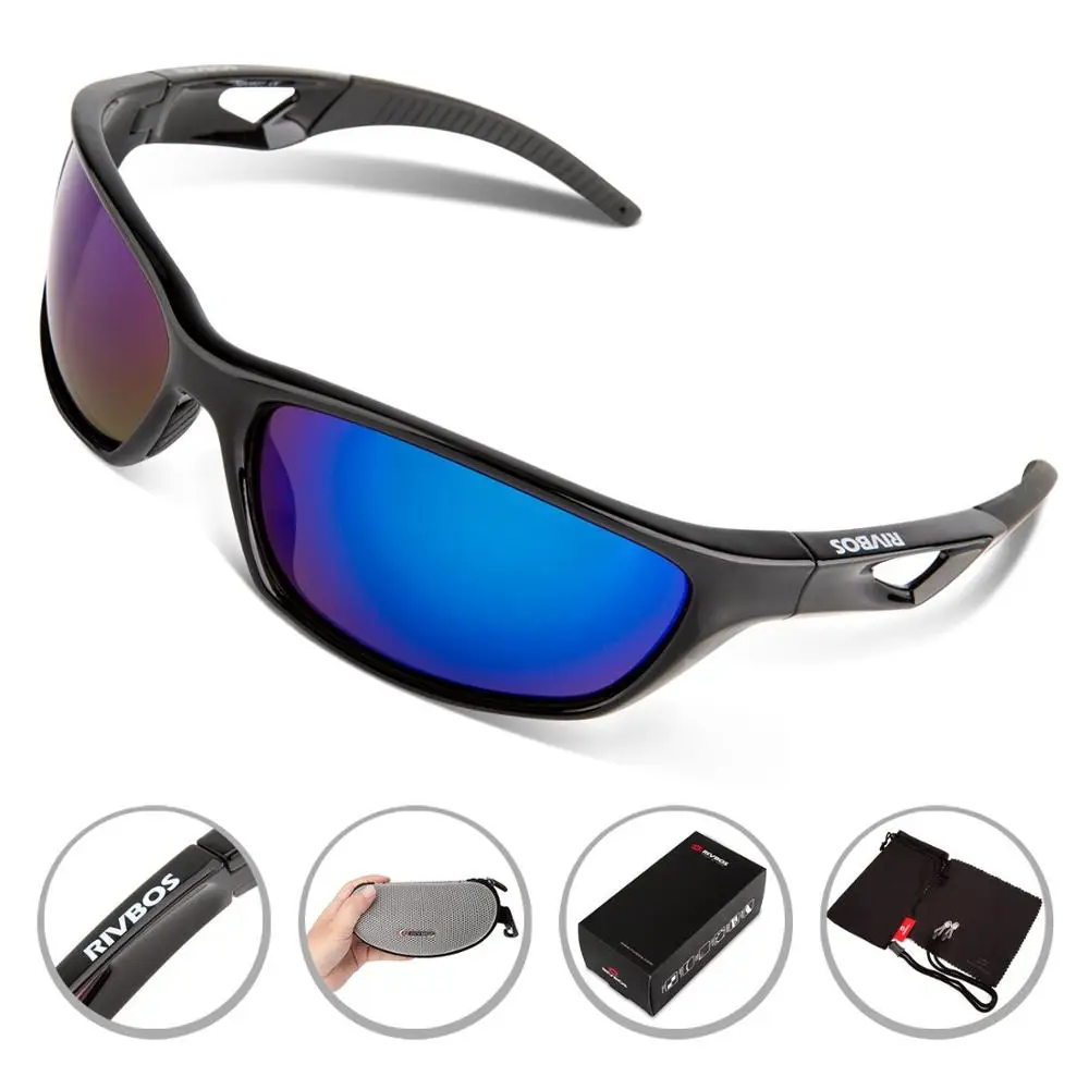 Outdoor Polarized Sports Sunglasses Driving Glasses for Men Women Tr90