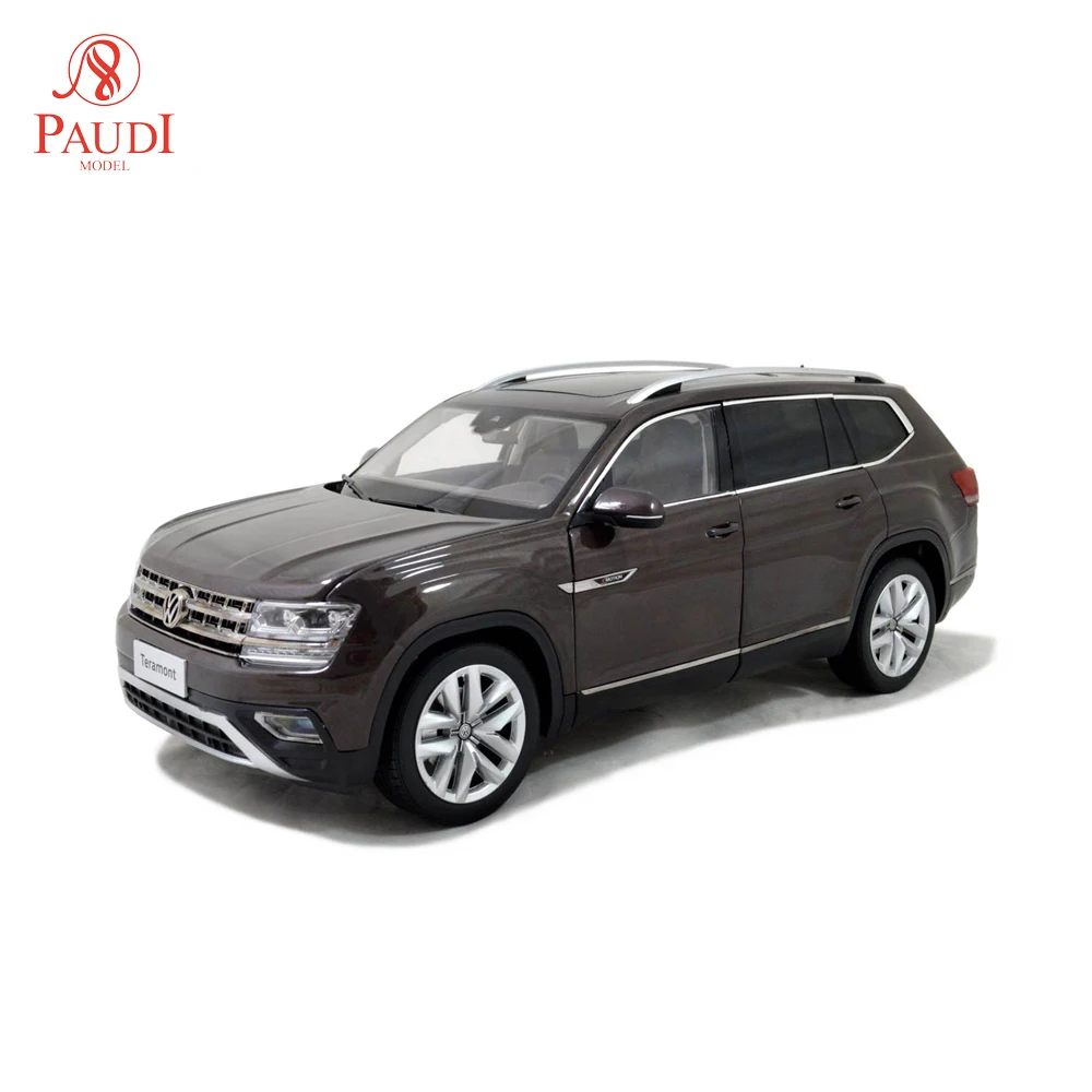 1/18 1:18 1 18 масштаб VW Altas 2017 коричневый статическое моделирование Литой Сплав модели