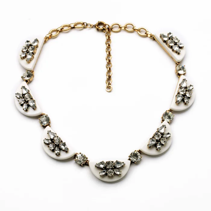 

New 2014 Brand Pendant Necklace All-match Luxurious Large Rhinestone Ladies Necklace