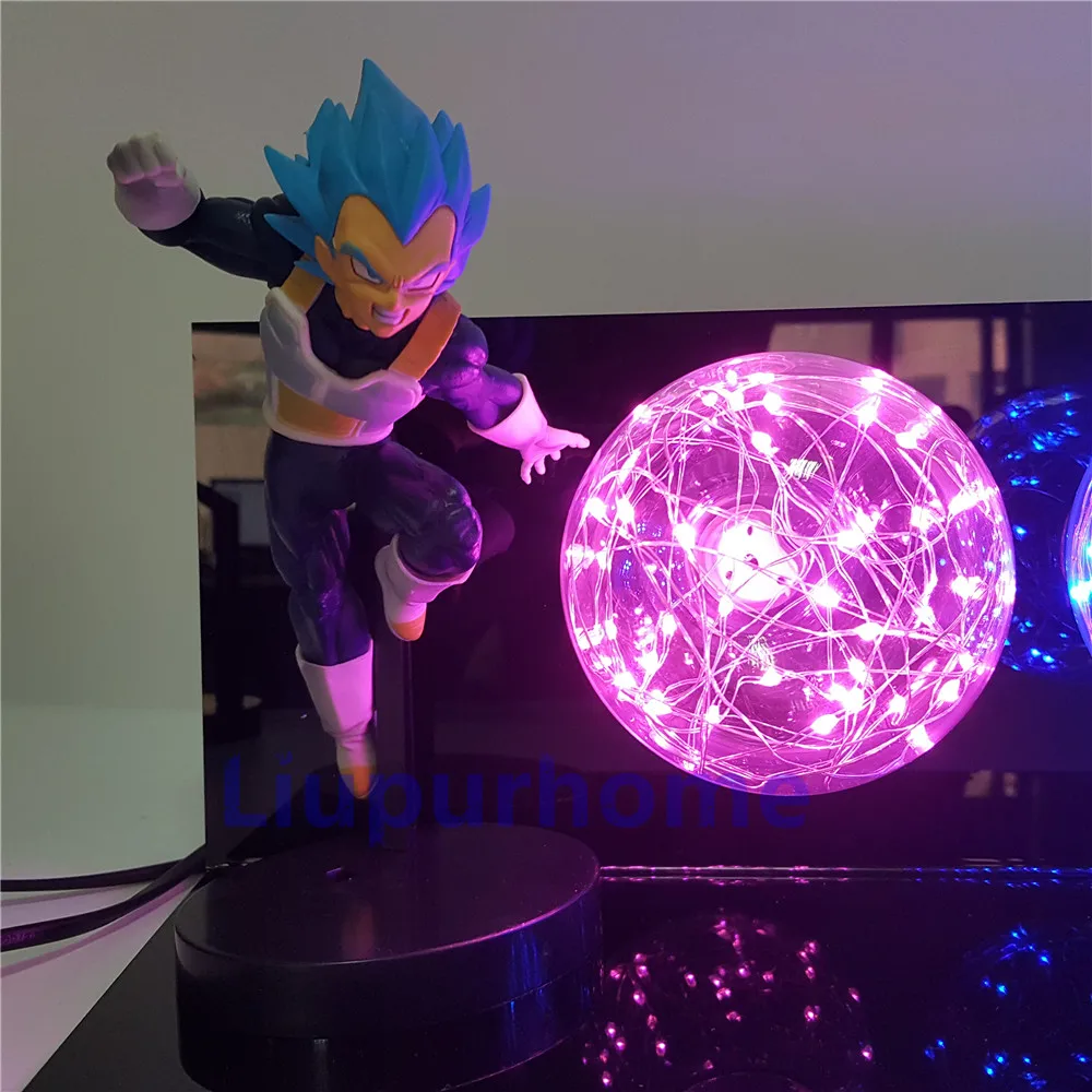 Светодиодный ночсветильник Super Lampara Luminaria Goku Vegeta Anime DBZ настольная лампа|Ночники| |