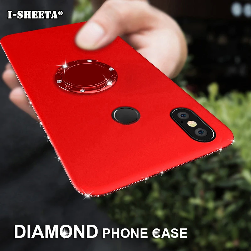 

3D Bling Diamond Case For Huawei P20 Lite Pro Silm Soft TPU 360 Magnetic Ring Stand Cover P Smart P8 P9 P10 Lite 2017 Plus
