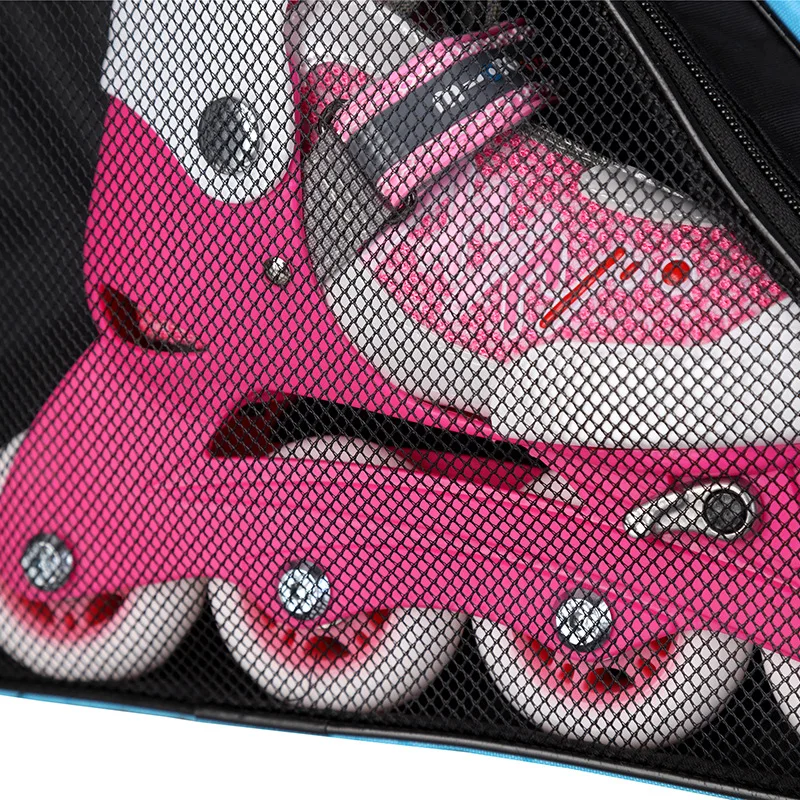 Mcro Качественные рюкзаки для катания на роликах, Детская сумка для катания на роликах, плотные спортивные сумки на плечо, переносные синие/красные/розовые