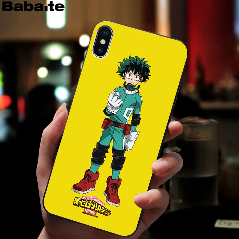 Babaite My hero Academy New Personalized Print Phone Accessories Case for iPhone 8 7 6 6S Plus X XS MAX 5 5S SE XR Cellphones Babaite My hero Academy New Personalized Print Phone Accessories Case for iPhone 8 7 6 6S Plus X XS MAX 5 5S SE XR Cellphones