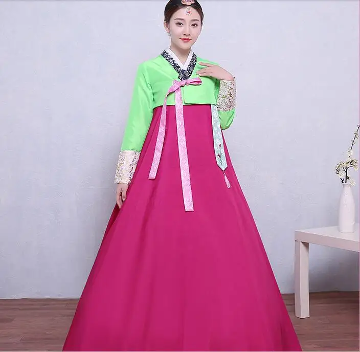 2019 Новое традиционное корейское платье поступления ханбок корейская традиционная корейский ханбок платье традиционная одежда