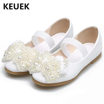 

New Princess Shoes Baby Toddler Leather Shoes Children Girls Fashion Party Dance Student Dress Shoes Kids Spring/Autumn 02C