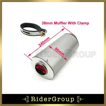 

38mm Mute Silence Quiet Muffler For 125cc 140cc 150cc 160cc Pit Dirt Bike Motorcycle Motocross