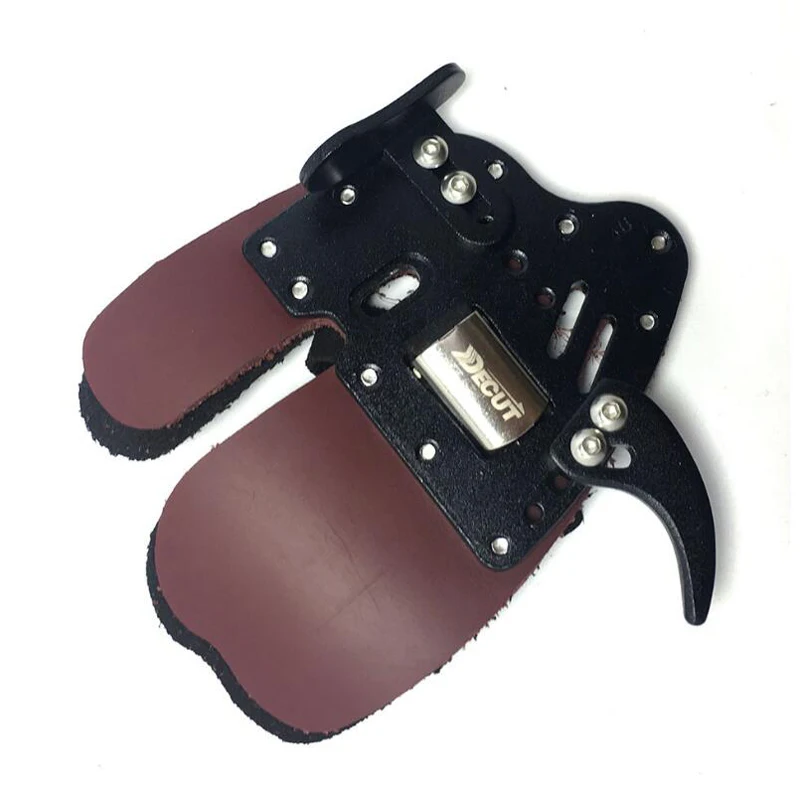 Günstig Decut HOCKII Bogenschießen Finger Schutz Schutz Rechts Hand Pad Handschuh Tab Für Bogen Finger Protector Jagd Zubehör