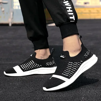 

2019 Super fire New fashion Spring and Summer fly woven comfortable breathable lightweight mesh casual shoes trend men's shoes