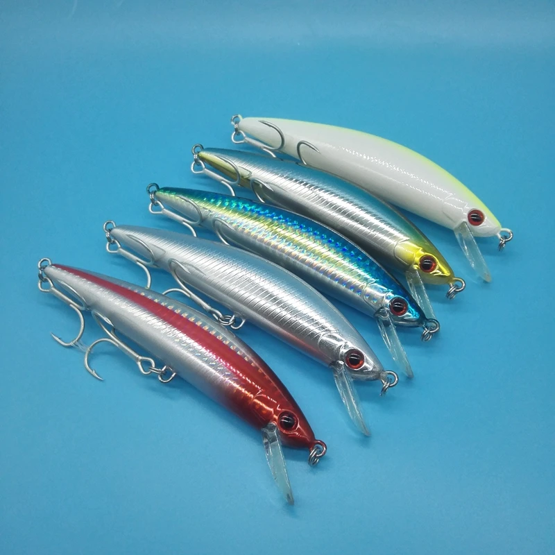 TSURINOYA DW37 5 шт./лот 120 мм/40 г тонущие приманки minnow больше гольян твердая Прикормка искусственные приманки Рыболовная Приманка