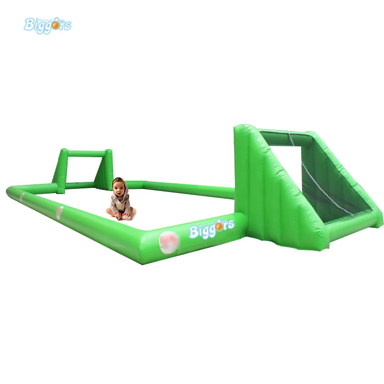 

Inflatable Biggors Sea Shipping Logo Printing Inflatable Football Field Without Mattress For Sale