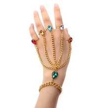 Мстители 4 эндигра перчатки Таноса производные бесконечный волшебный камень кольцо для пальца браслет Мужчины и Женщины Шарм для браслета, украшения