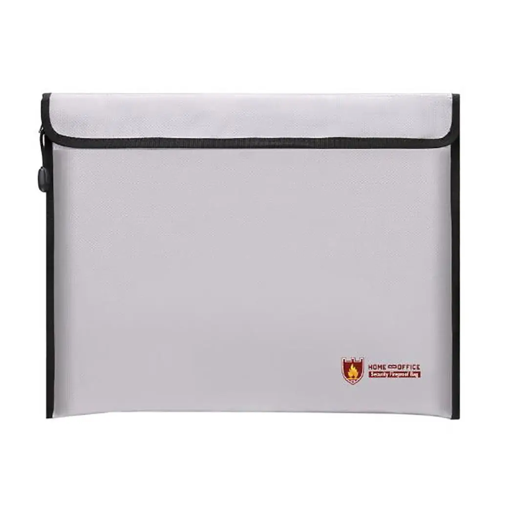 

Fireproof File Folder Water Resistant Document Bag Stationery Office Lightweight and portable Supplies Versatile