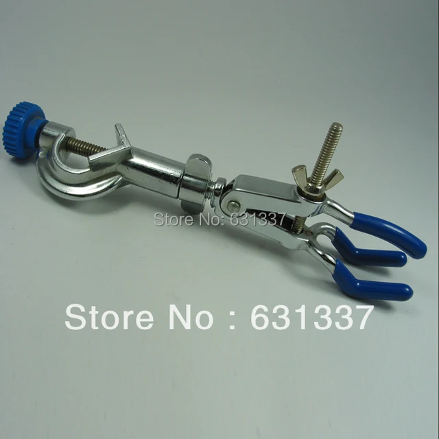 Laboratory Three Finger swivel Clamp, iron clamp medium 0 50mmin