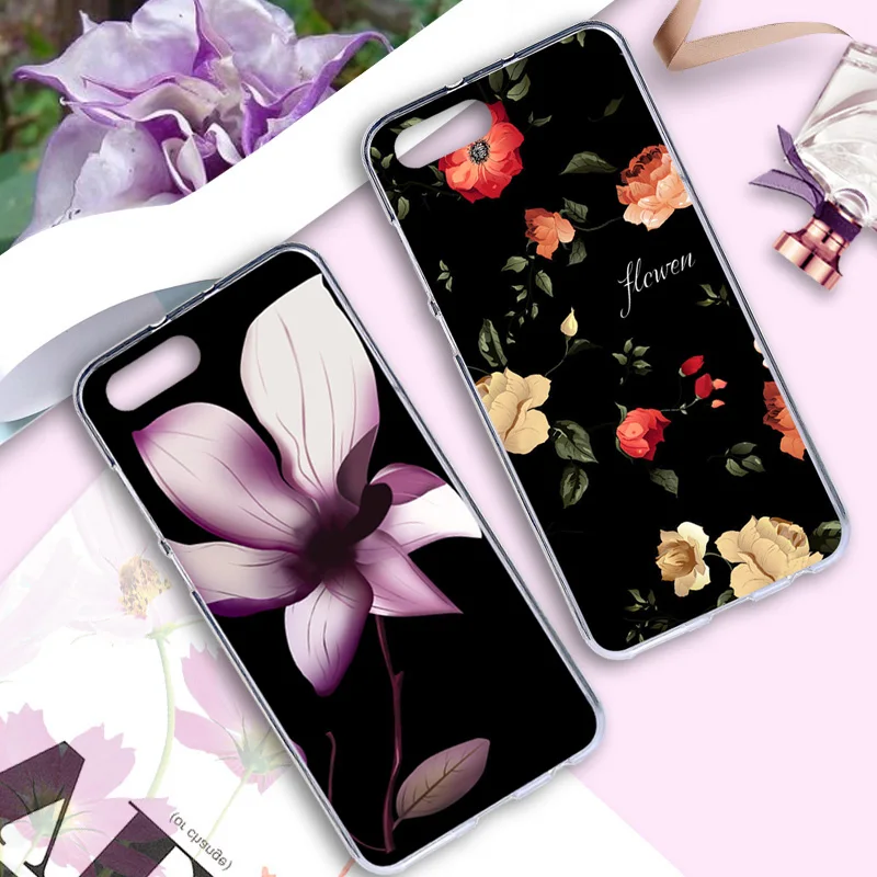 Чехол для huawei Honor V8/V9/V10 Фламинго Цвет печать цветочный Рисунок Назад Shell защитный