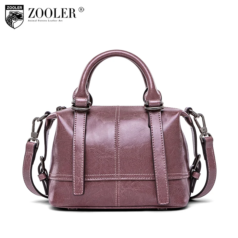 

2018 ZOOLER First layer leather bags for women handbags women bags designer large capacity Elegant shoulder bag E115