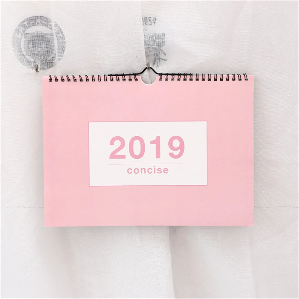

2019 Wall Calendar Weekly Planner Monthly Agenda Organizer Desk Calendar Schedule Table Calendar Planner Multifunction gift