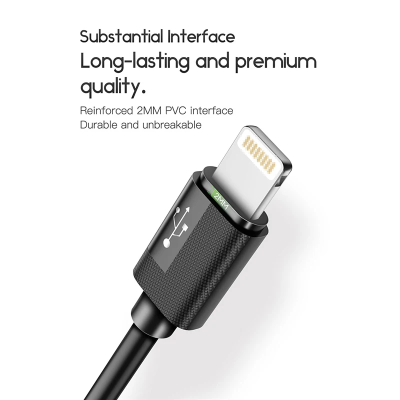 Usb кабель T phox для iPhone зарядный 5 6 7 8 X Шнур 2.4A Max|Кабели мобильных телефонов| |