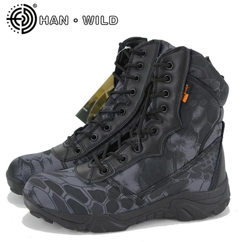 New Men Military Boots Special Force Tactical Desert Combat Boots