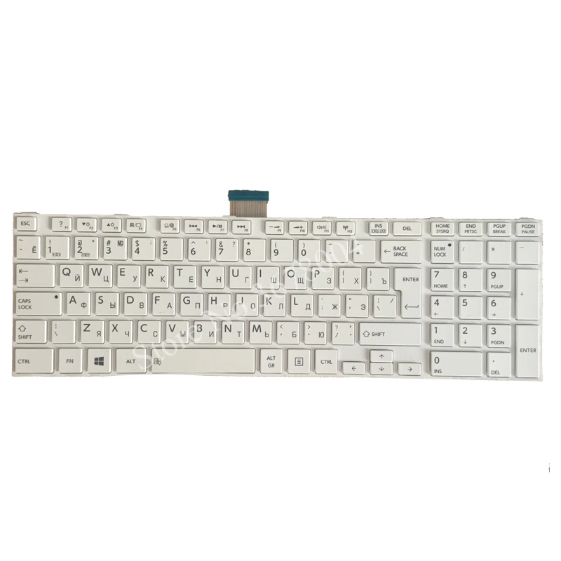 Новинка для Toshiba satellite l50 a s50 s55 l70 l75 c70 c75 RU белая Русская клавиатура|for toshiba|ru