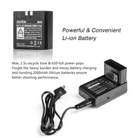 li ion Godox V850II 2.4G GN60 אלחוטי X מערכת Li-ion Speedlite סוללה עם X1T טריגר משדר עבור Canon Nikon Sony פוג